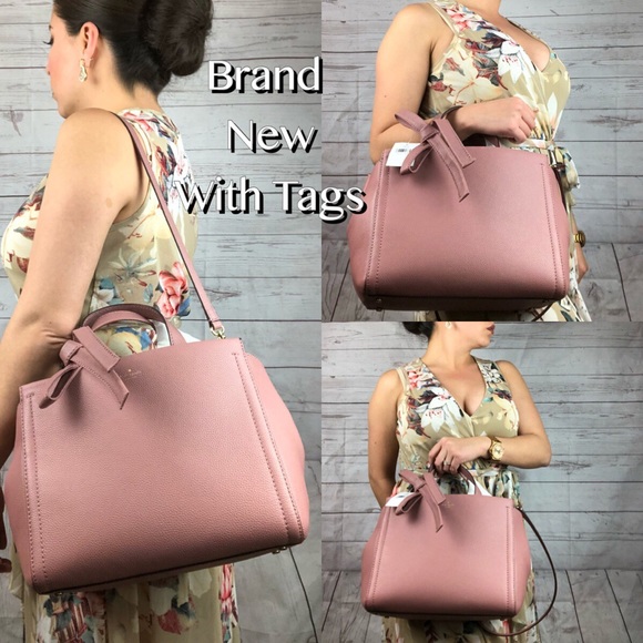 NEW AUTHENTIC Kate Spade blush bow knot cordelia - Picture 5 of 8